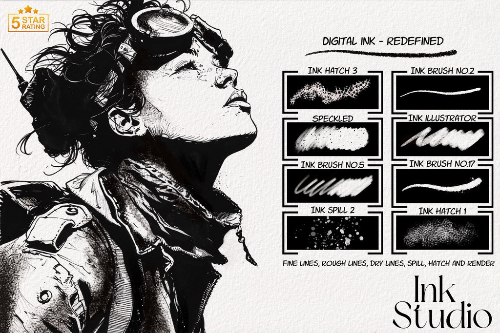 The brush Studio ultimate, custom made quality brushes for Procreate XL