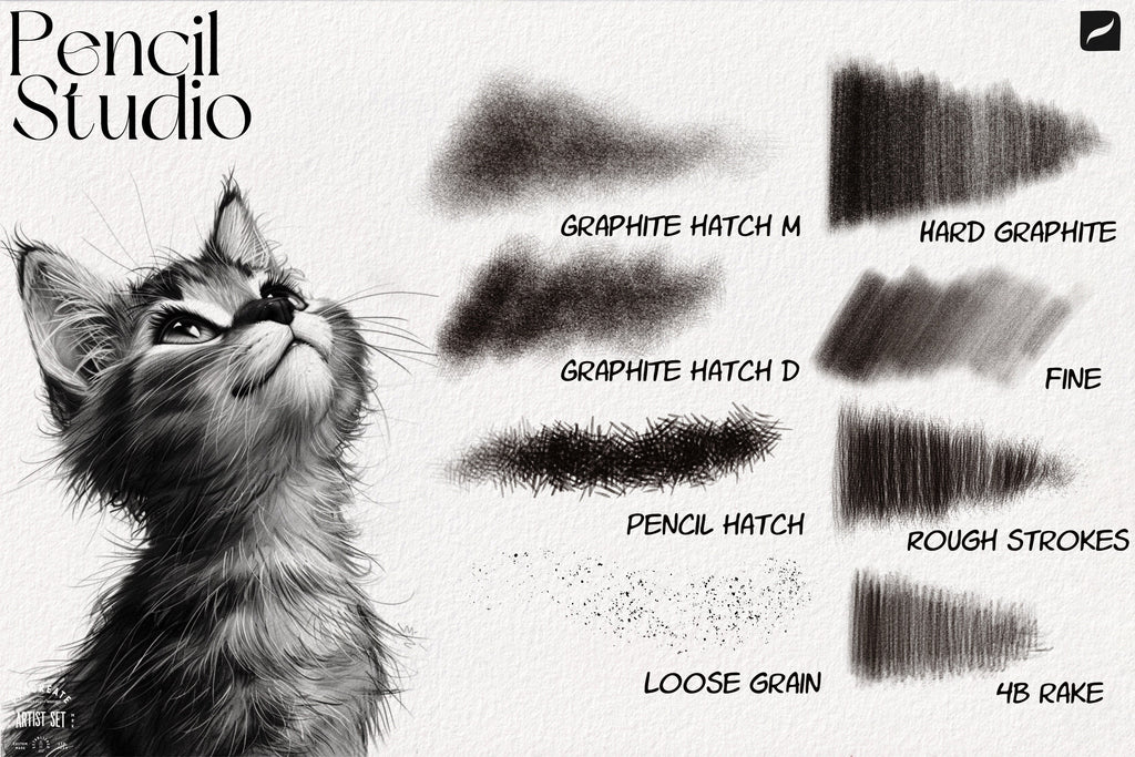 The brush Studio ultimate, custom made quality brushes for Procreate XL