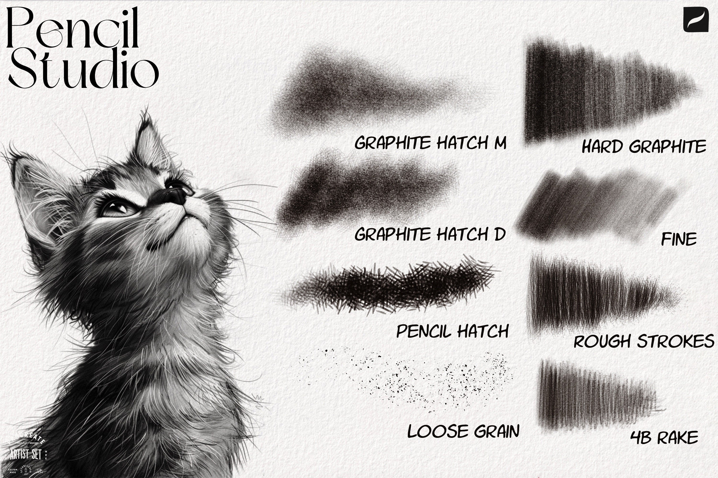 The brush Studio ultimate, custom made quality brushes for Procreate XL