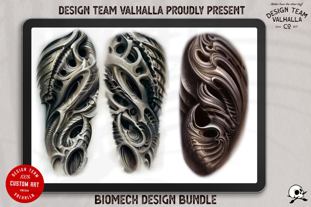 Biomech vol.2 designs & brushes, 100% custom art, 150+ designs and extras!