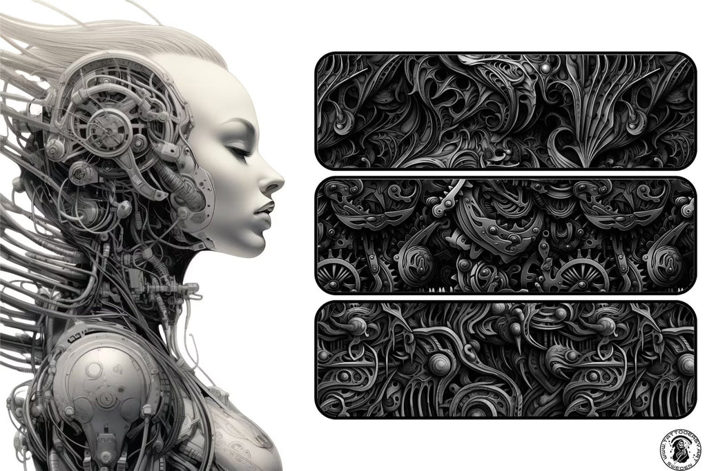 Biomech vol.2 designs & brushes, 100% custom art, 150+ designs and extras!