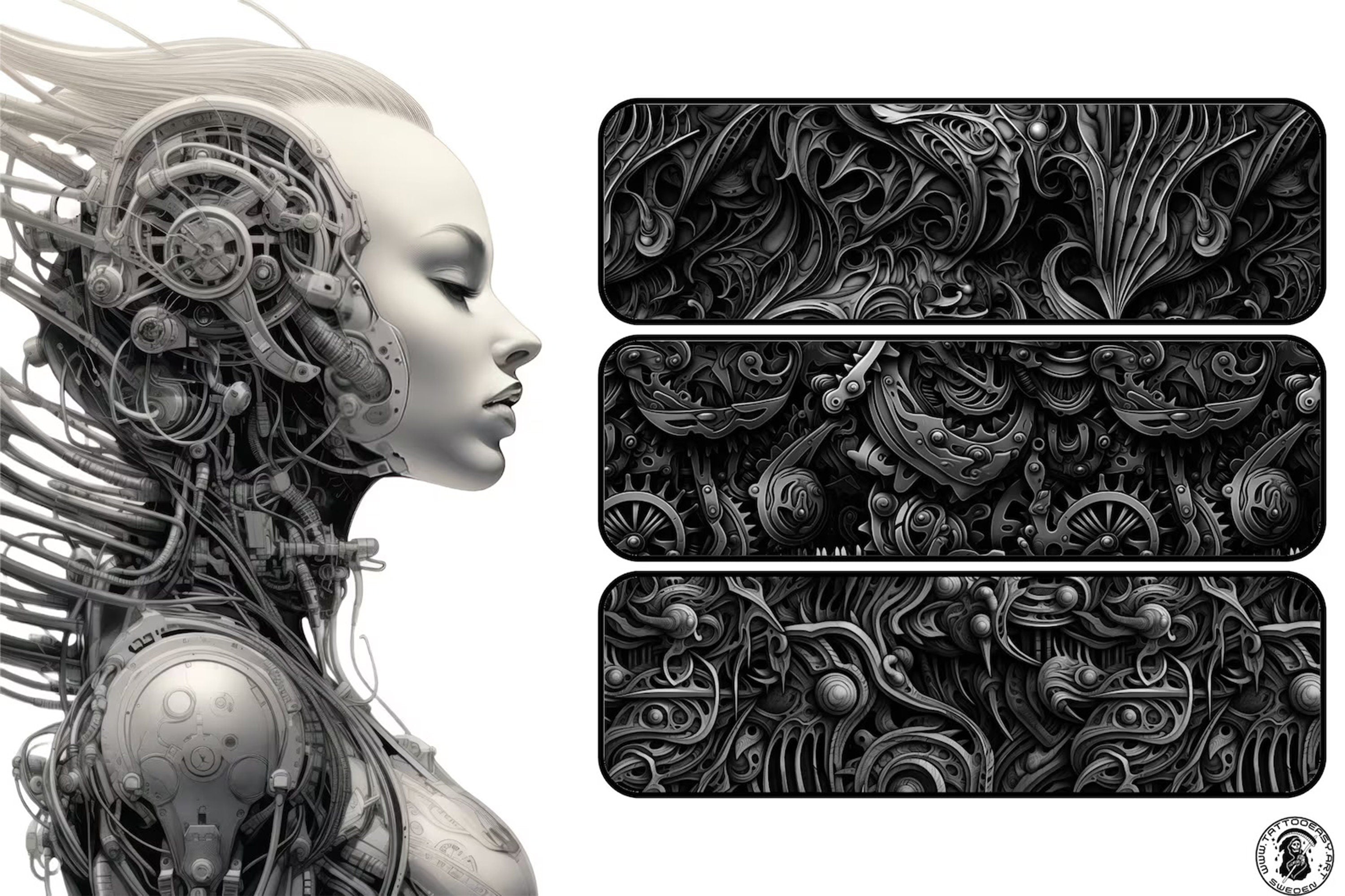 Biomech vol.2 designs & brushes, 100% custom art, 150+ designs and extras!