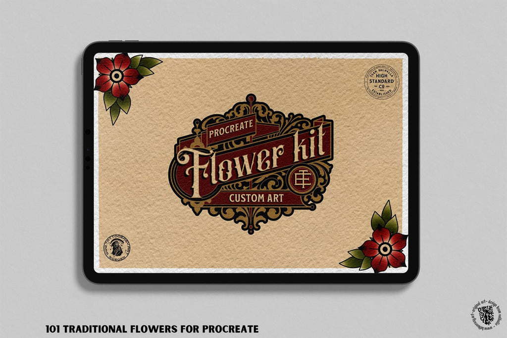 101 traditional tattoo flowers ~