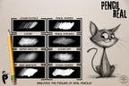 PencilReal ~ realistic pencil brush bundle for Procreate, XL creative kit!