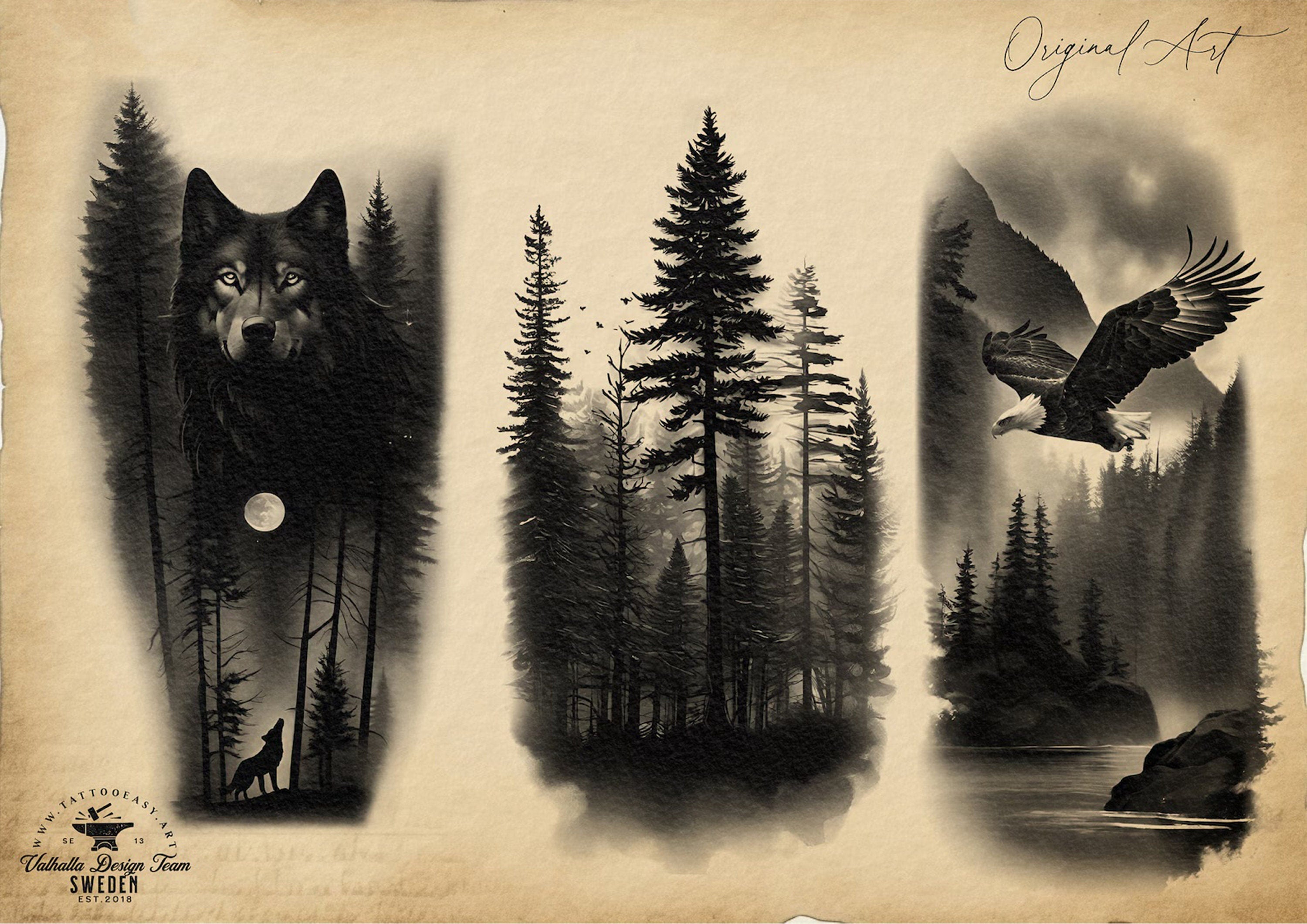 The Wildlife Folder, 50 unique tattoo sleeves by Team Valhalla
