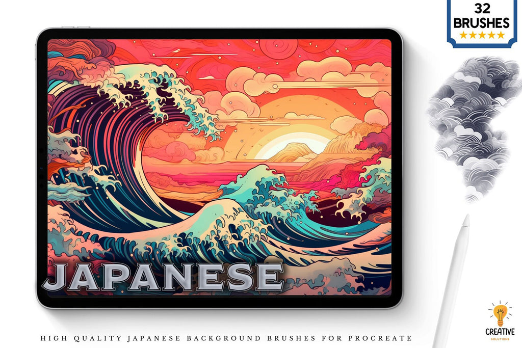 Japanese background brushes ~ Texturemania ~