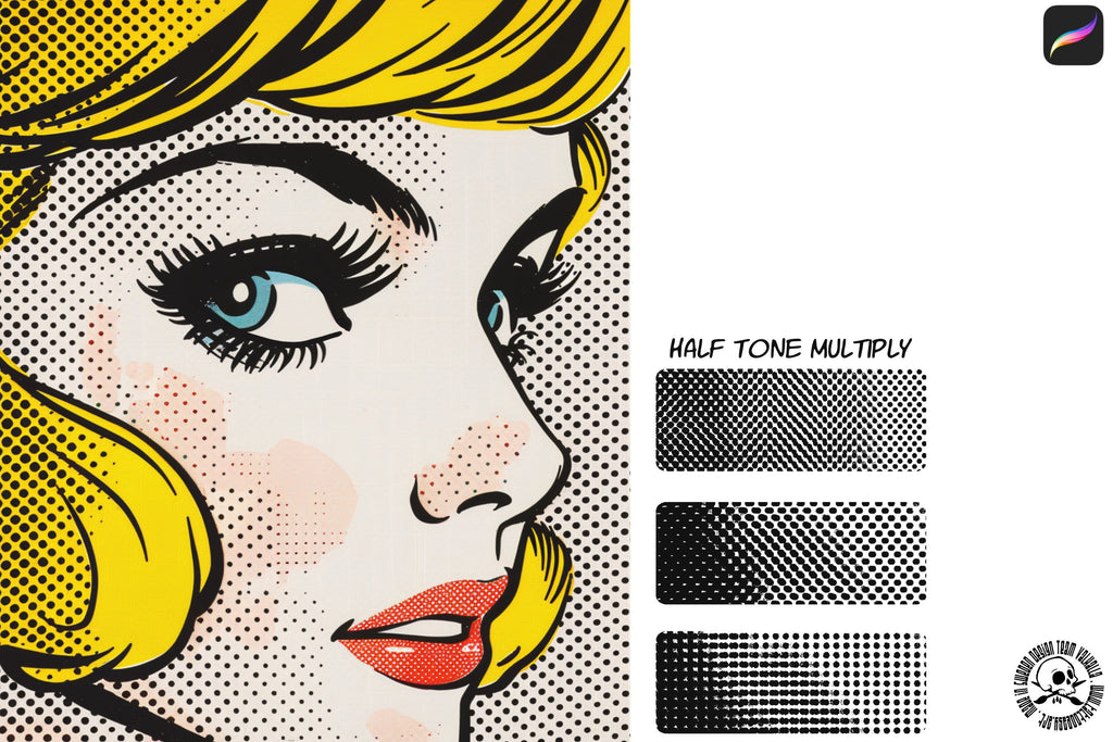 Procreate ~ Retro Tones, Pop art in Procreate