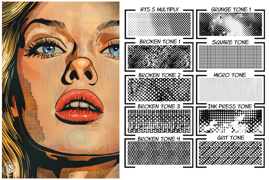 Procreate ~ Retro Tones, Pop art in Procreate