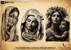 Tattoo encyclopedia vol.2, 500+ original Procreate references, Mega bundle, XL collection