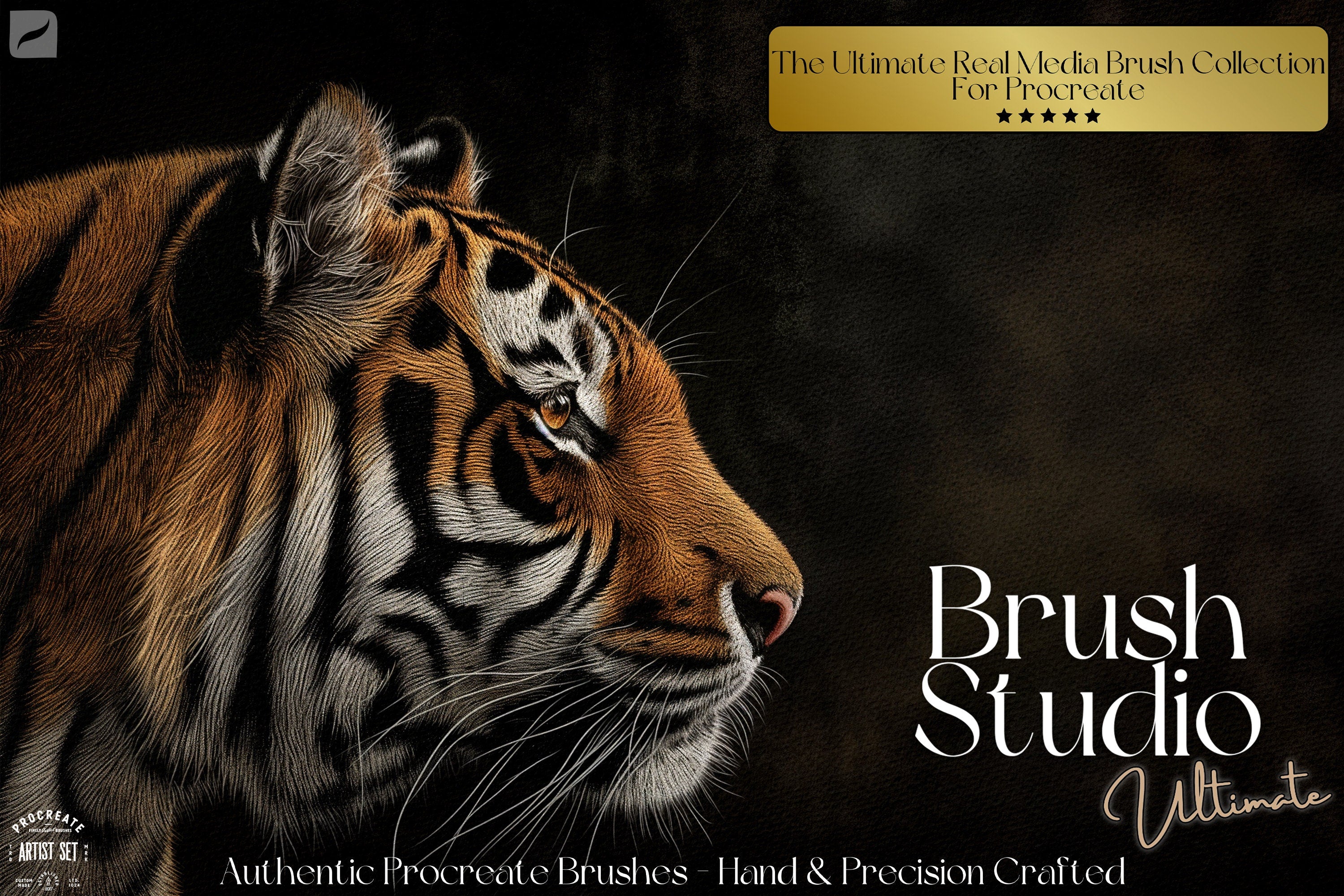The brush Studio ultimate, custom made quality brushes for Procreate XL