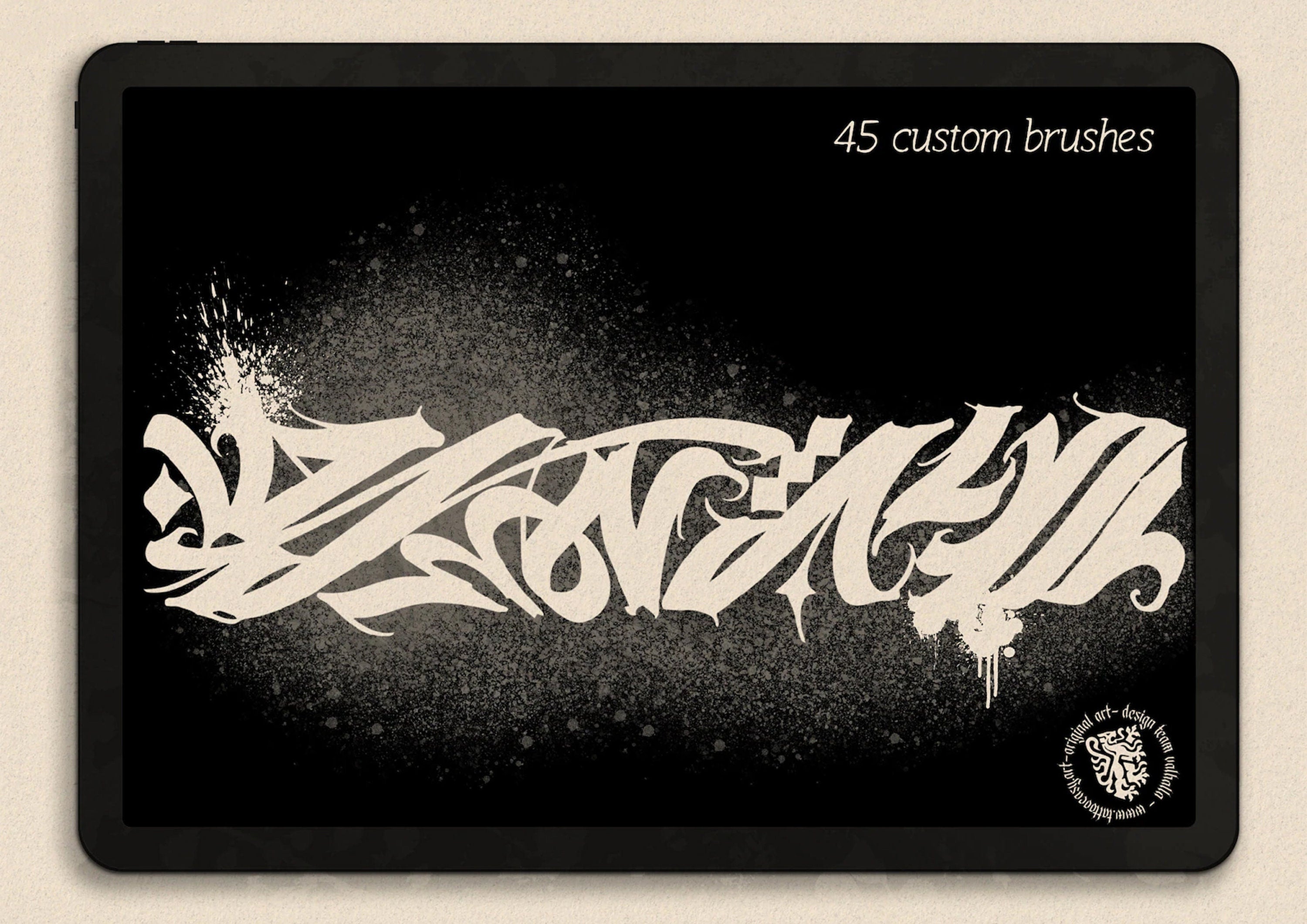 Blackletter Procreate Brushes: Gothic Calligraphy, Tattoo Lettering