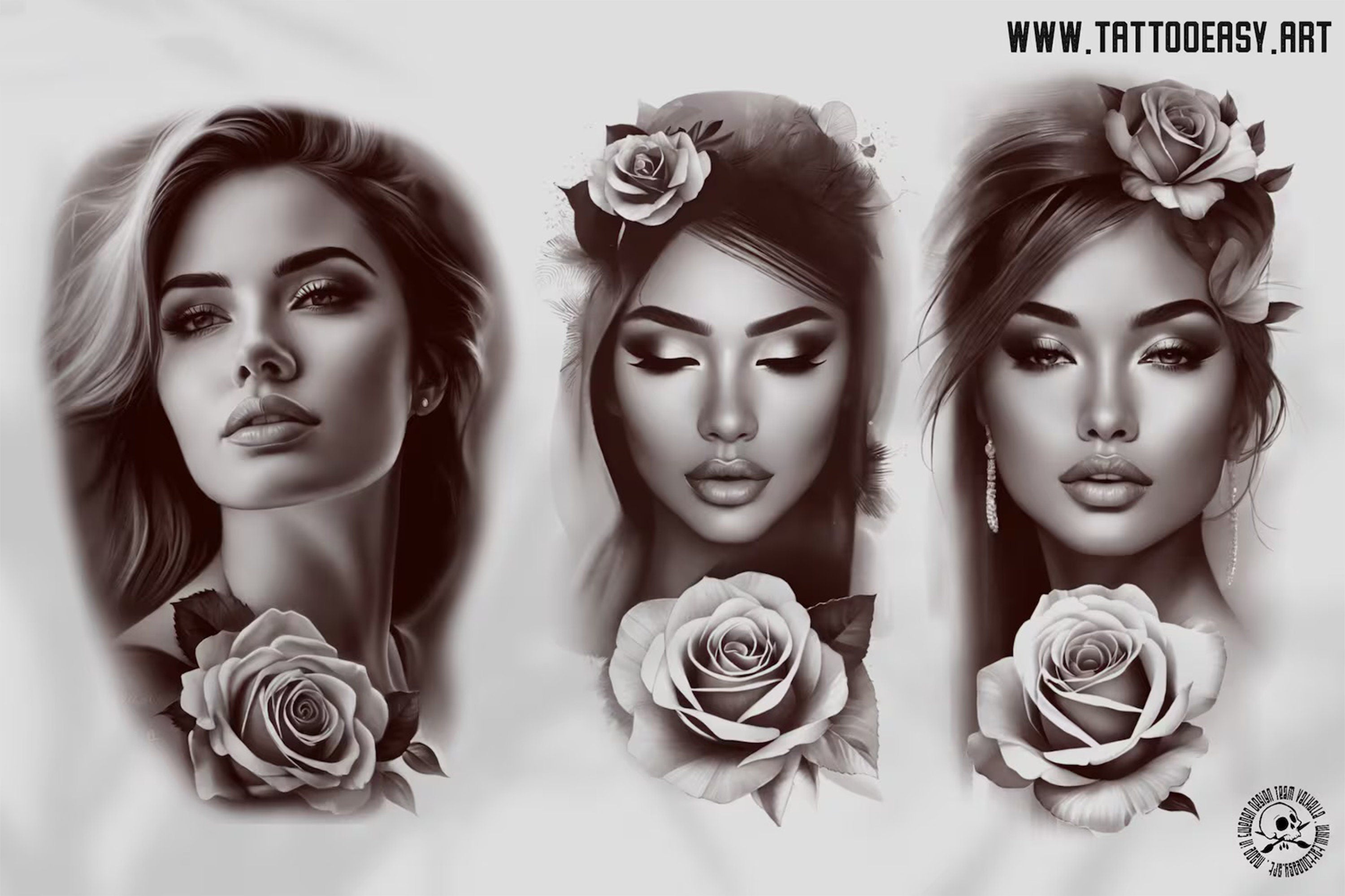 Procreate Lady Head Creative Kit: 80+ Custom Portrait Elements