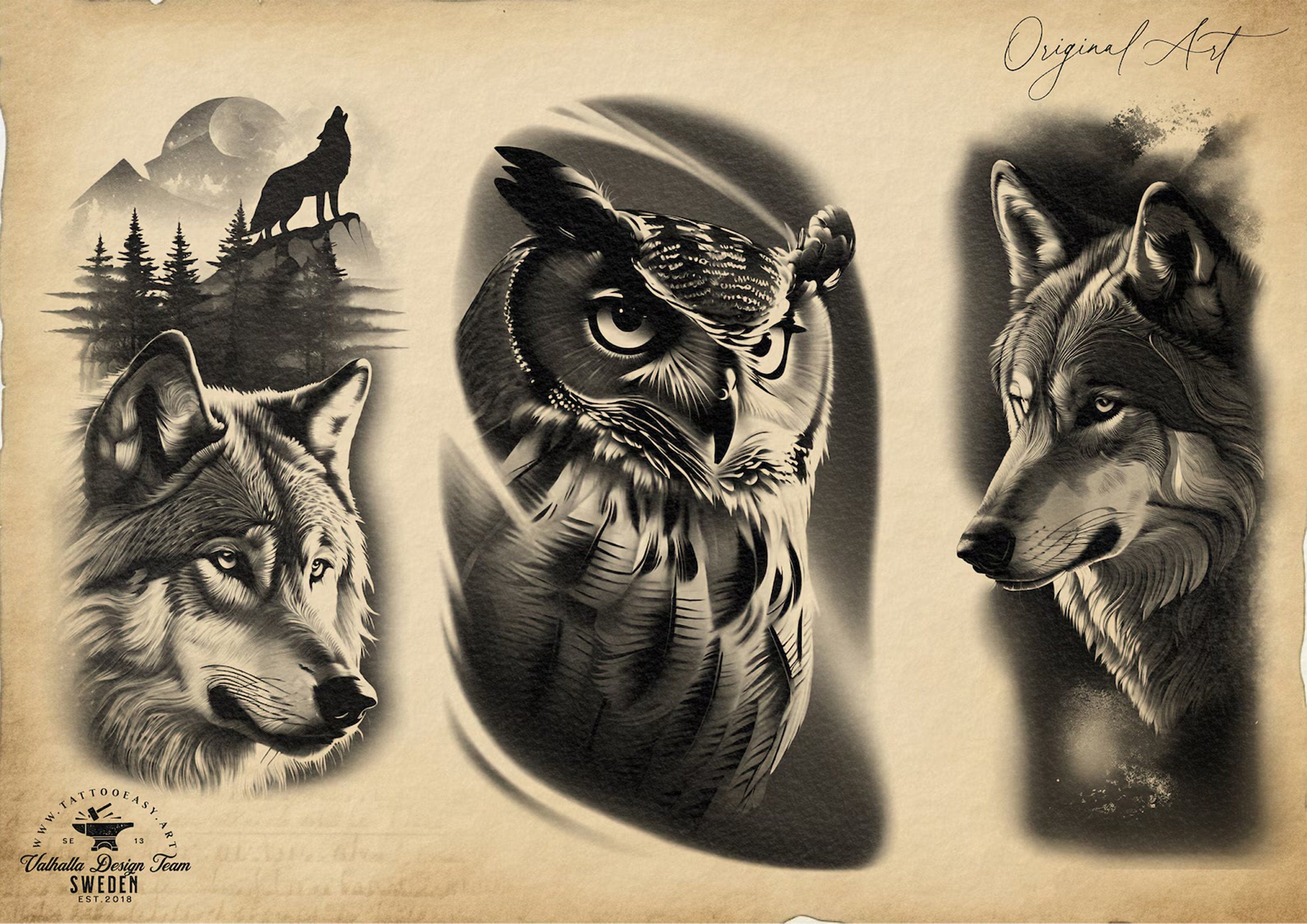 The Wildlife Folder, 50 unique tattoo sleeves by Team Valhalla