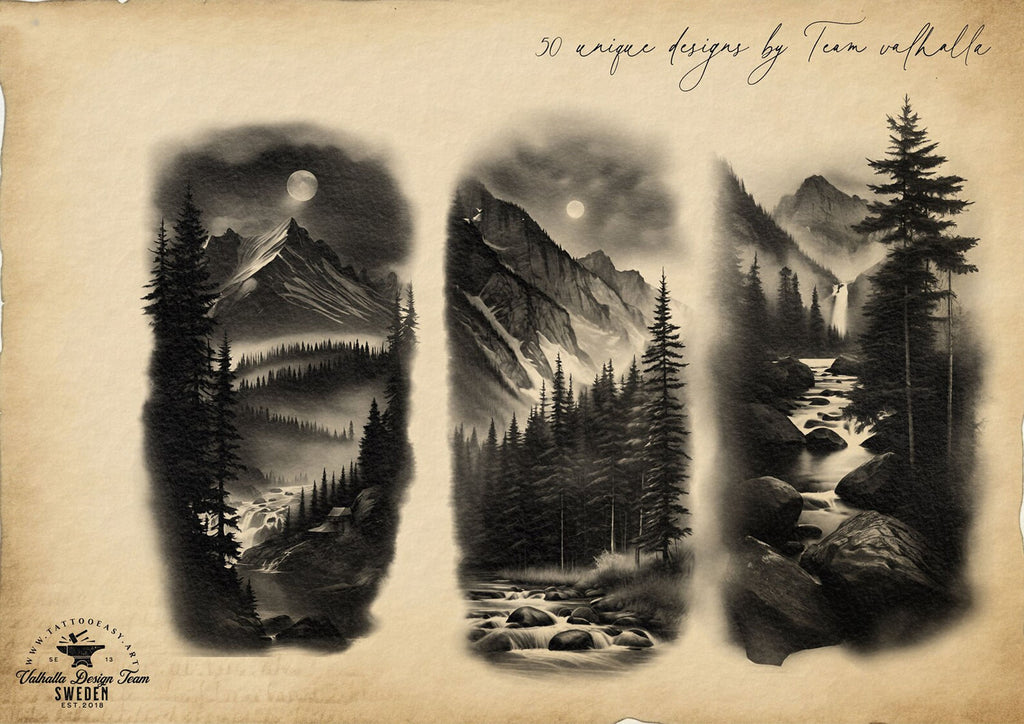 The Wildlife Folder, 50 unique tattoo sleeves by Team Valhalla