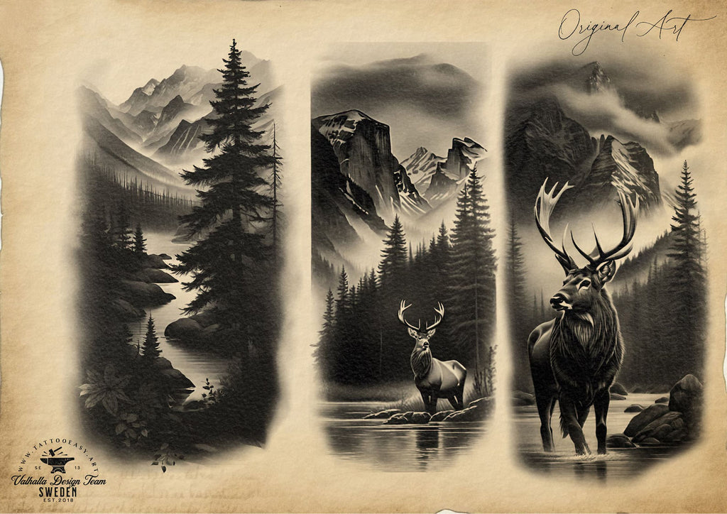 The Wildlife Folder, 50 unique tattoo sleeves by Team Valhalla