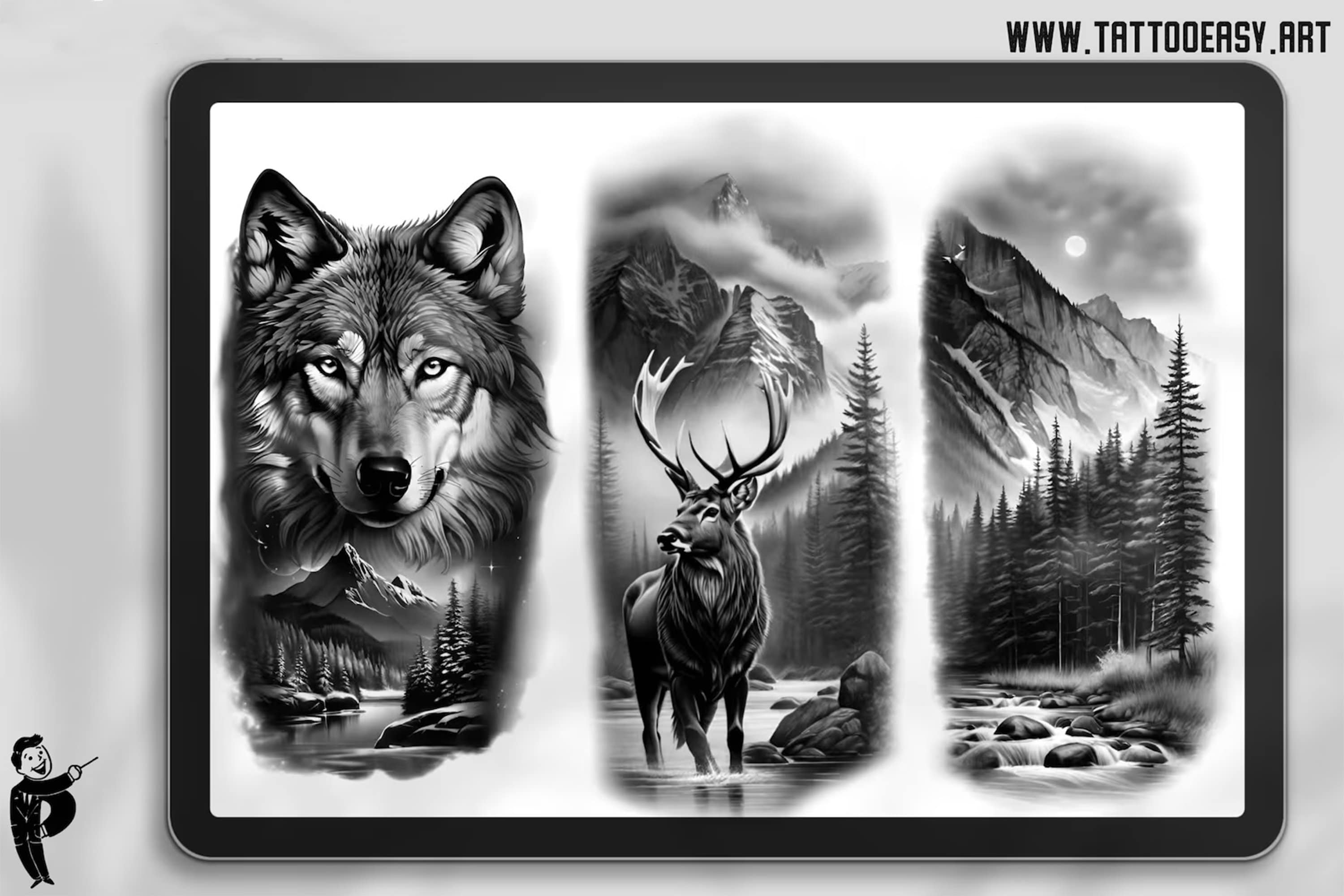 The Wildlife Folder, 50 unique tattoo sleeves by Team Valhalla