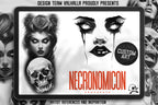 Necronomicon, 100+ dark tattoo inspired stamps for Procreate, unique designs from Team Valhalla