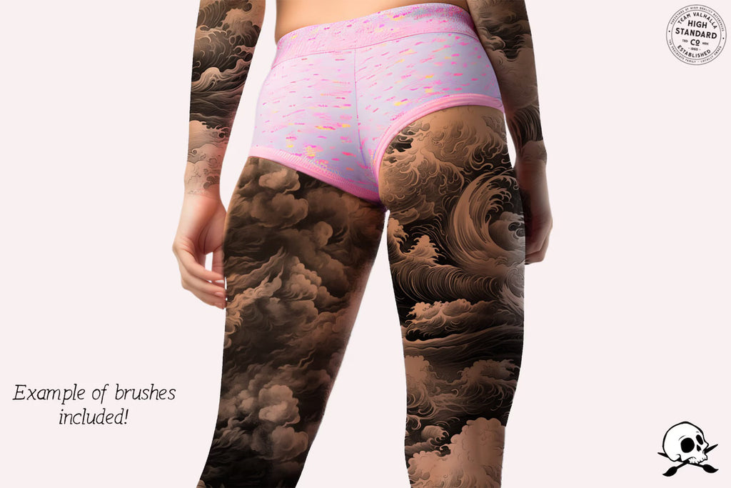 Japanese background brushes ~ Texturemania ~