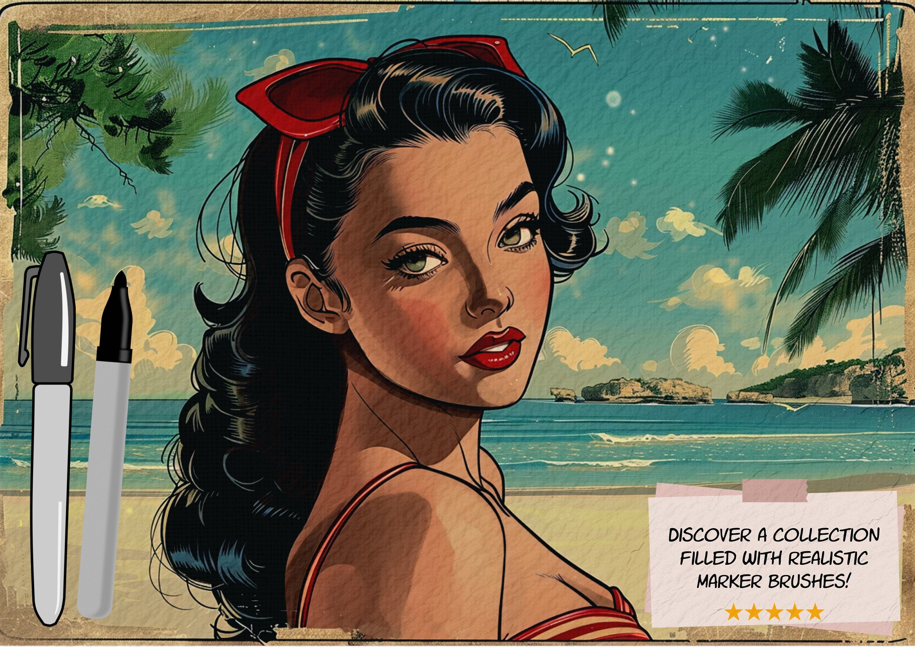 The marker artist “Magic markers” ~ custom built marker bundle for Procreate