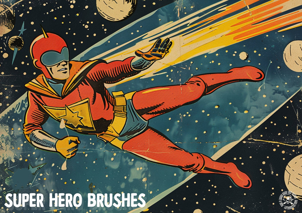 Super Hero Brushes, Custom brushes for Procreate