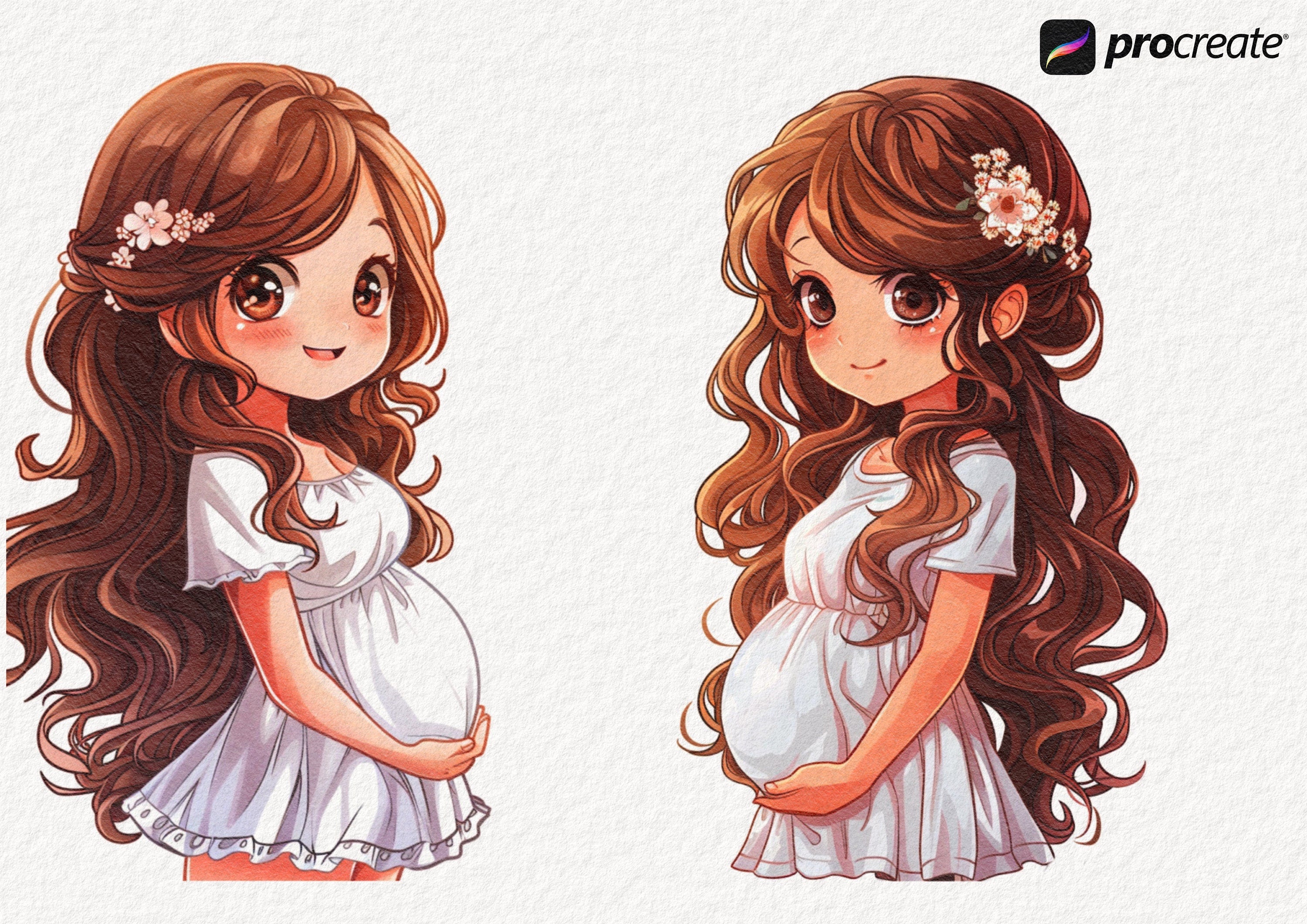 Procreate Anime Chibi Brush Bundle: 1800+ Designs (Digital Download)