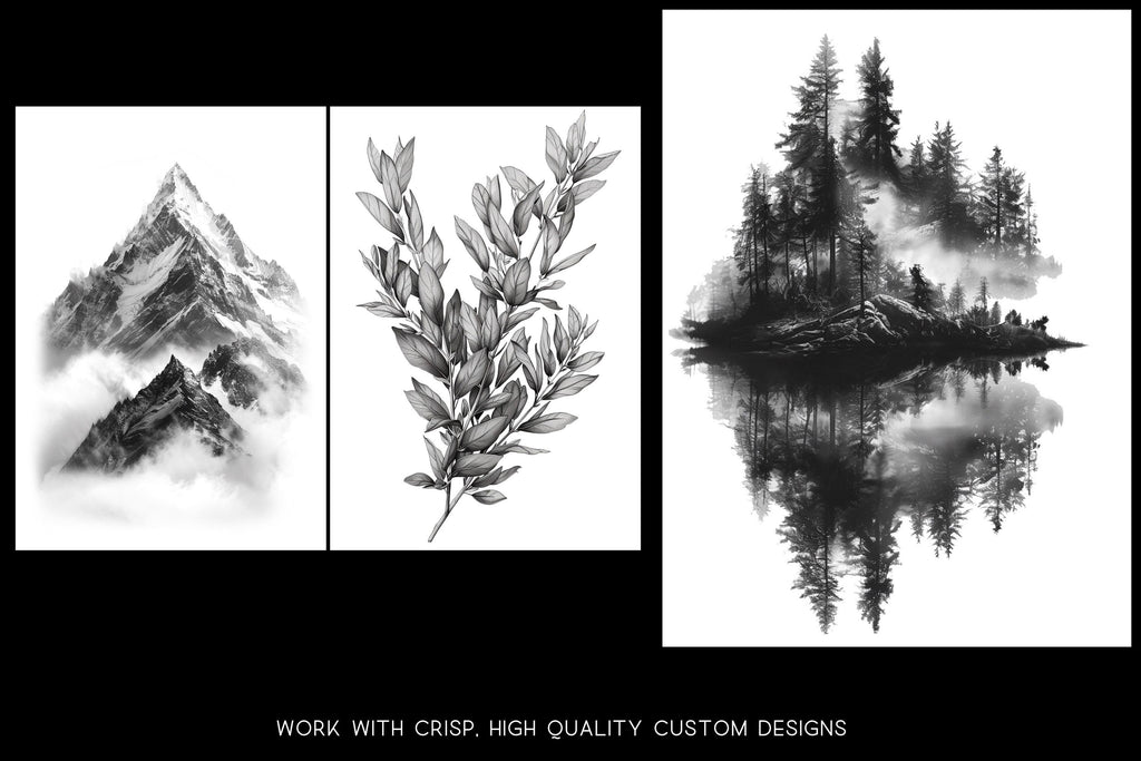 Procreate, landscape design kit, over 200 custom made references for Procreate