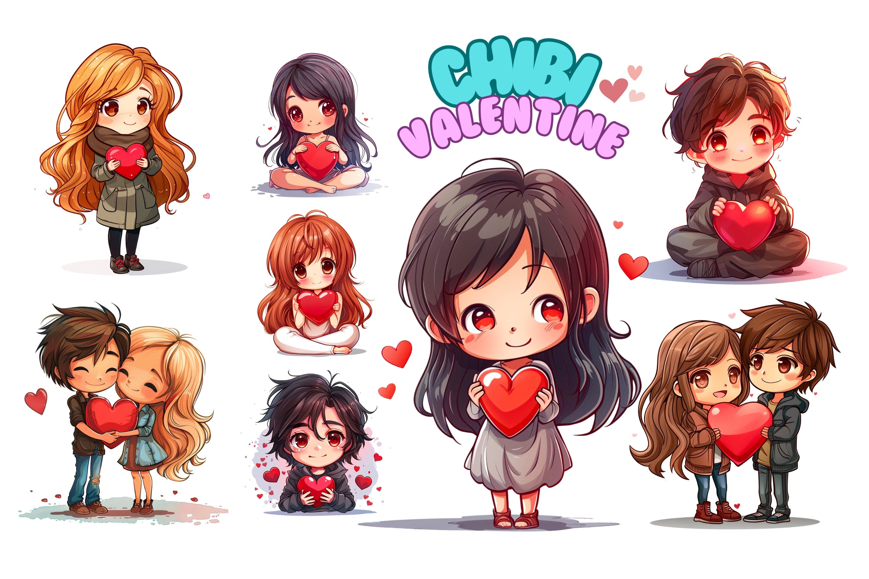 Procreate Anime Chibi Brush Bundle: 1800+ Designs (Digital Download)