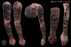 Tattoo references / Tattoo construction , 200 skull designs +ready made stencils, 100% custom art