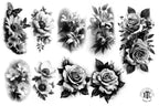 Flower realism, 100+ custom made flower designs, Procreate stamps, png & stencils included
