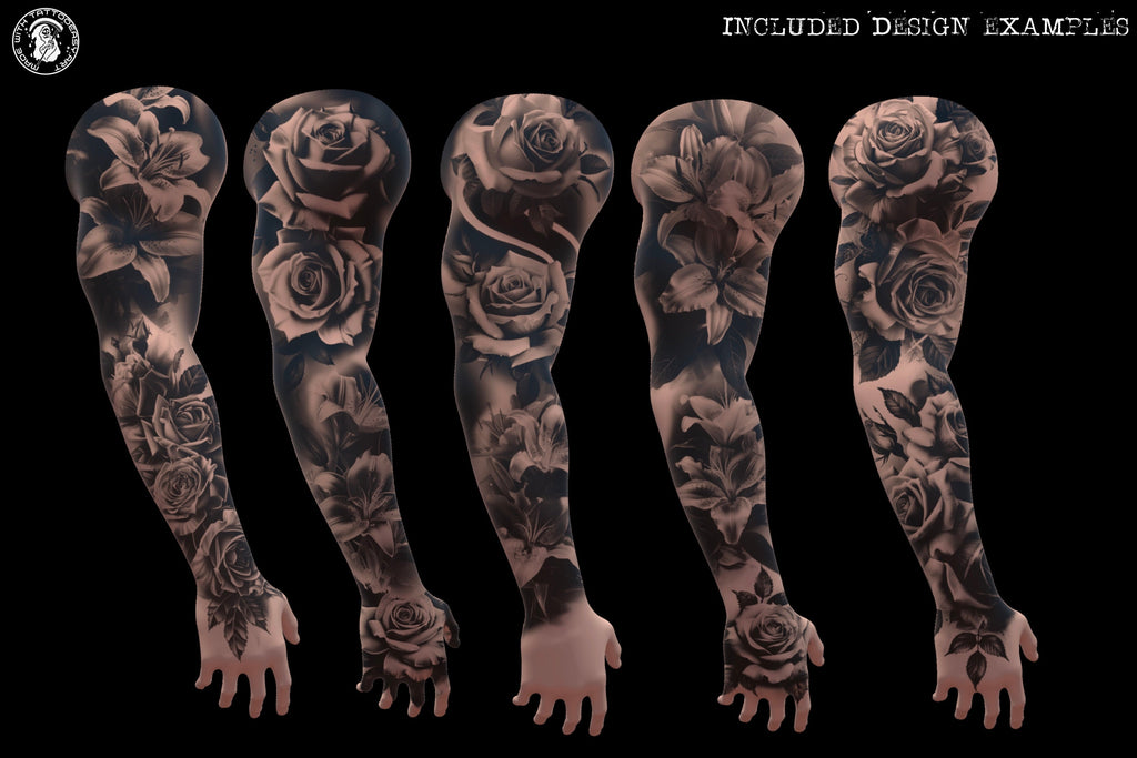 Flower realism, 100+ custom made flower designs, Procreate stamps, png & stencils included