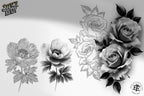 Flower realism, 100+ custom made flower designs, Procreate stamps, png & stencils included