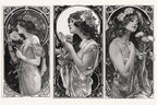 Art Nouveau Procreate Kit: ~400 Stamp Brushes (PDF)