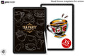 Procreate, Tea party, 35 designs drawn by hand ~ ready made tattoo templates