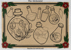 Procreate, The Alchemist 1 - 65 custom designs drawn by hand!