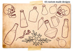 Procreate, The Alchemist 1 - 65 custom designs drawn by hand!