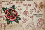 Procreate ~ The traditional lady diy kit