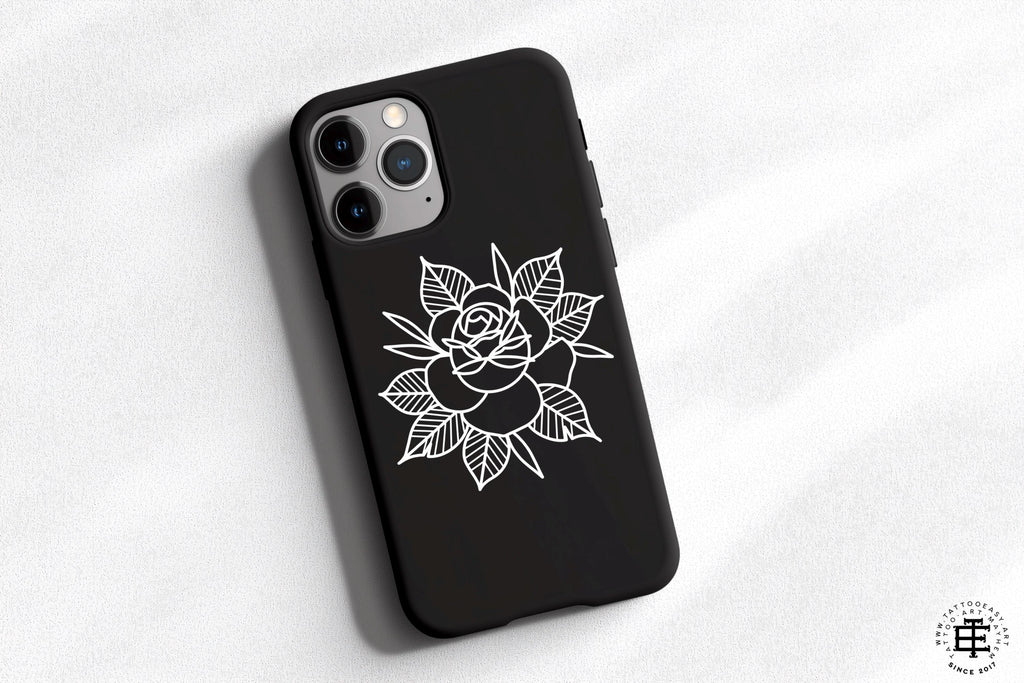 100 tattoo inspired flowers drawn by hand - .svg .png .ai & Procreate format included