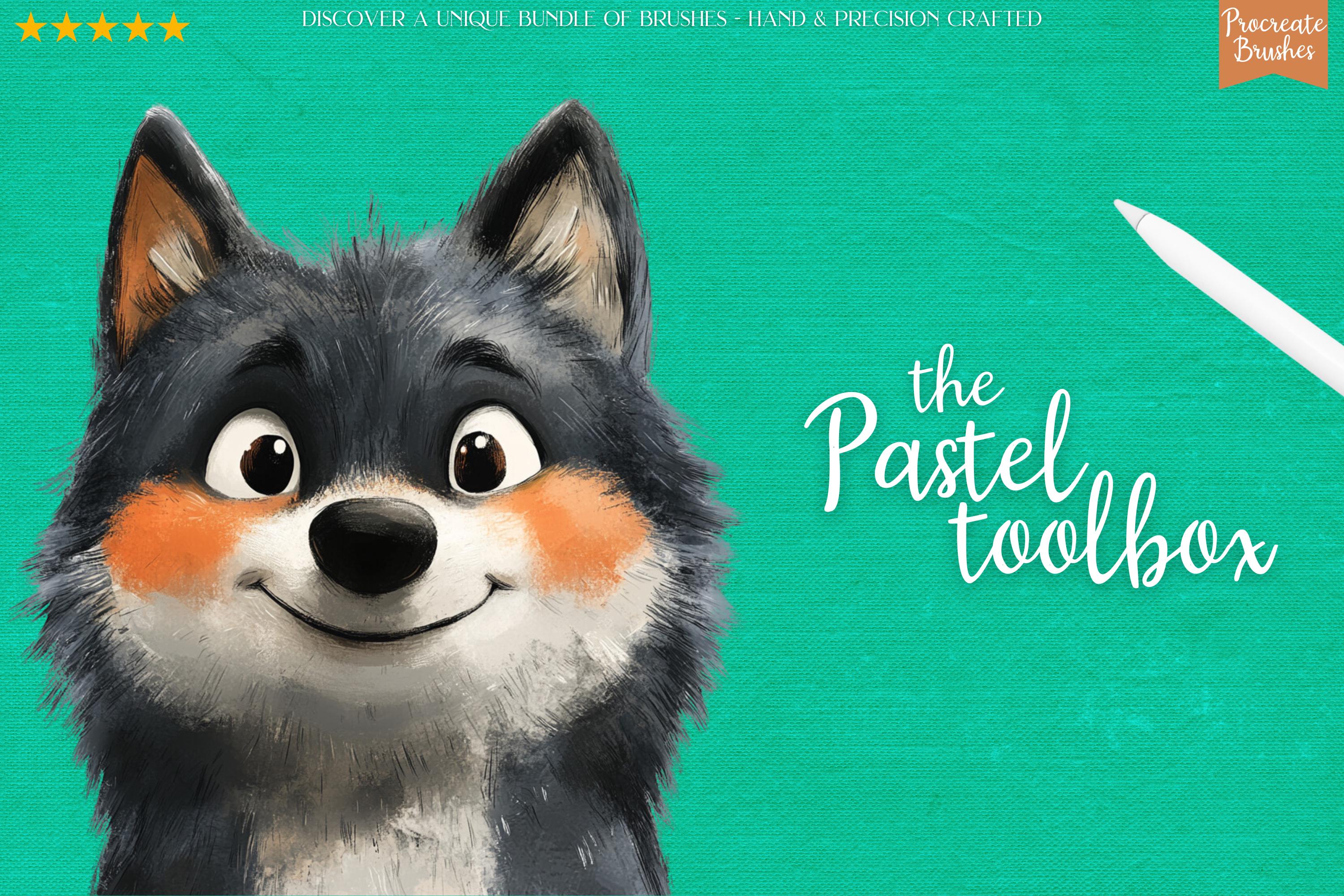 Oil pastel brushes & canvases for Procreate