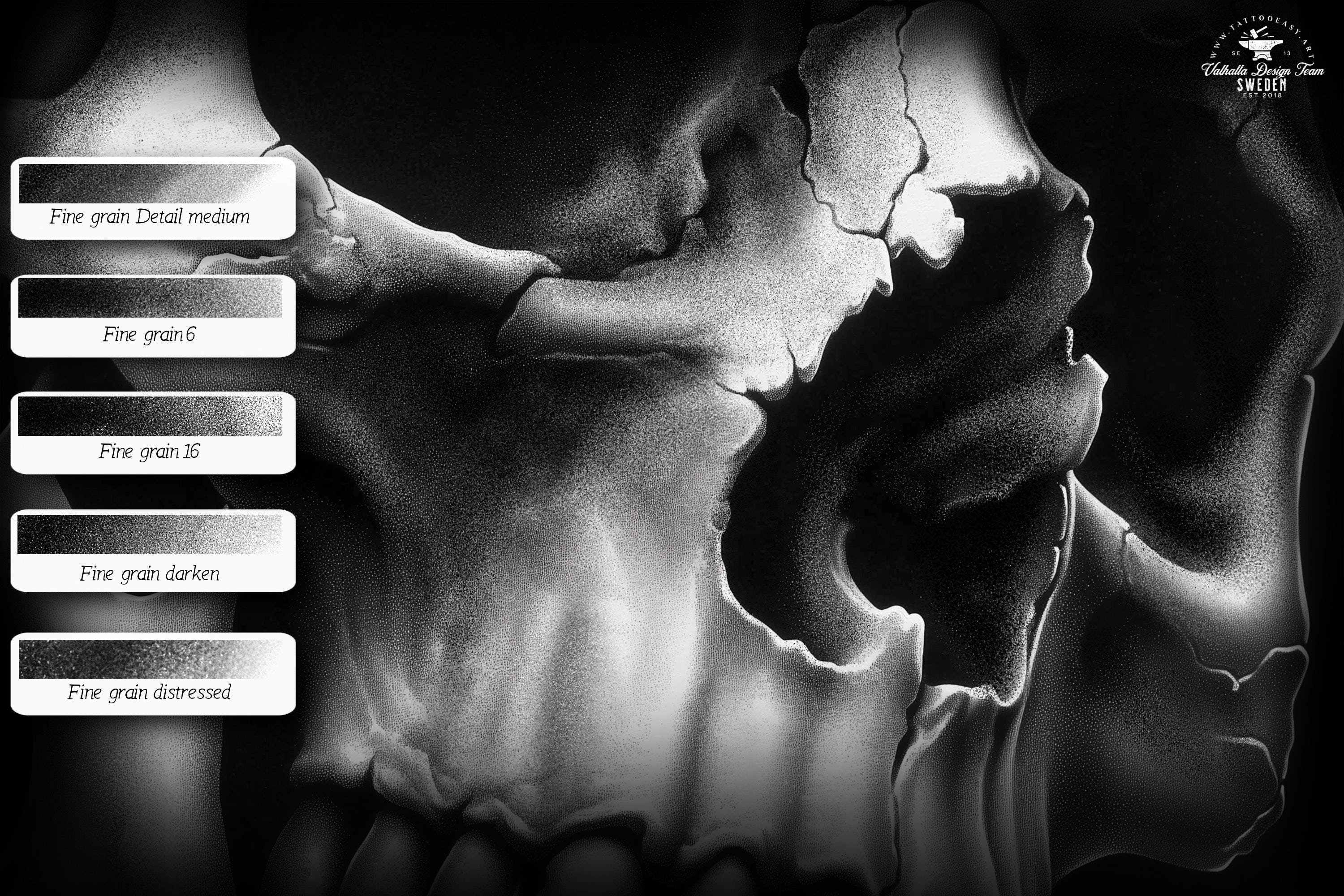 Dynamic blackwork shaders for Procreate