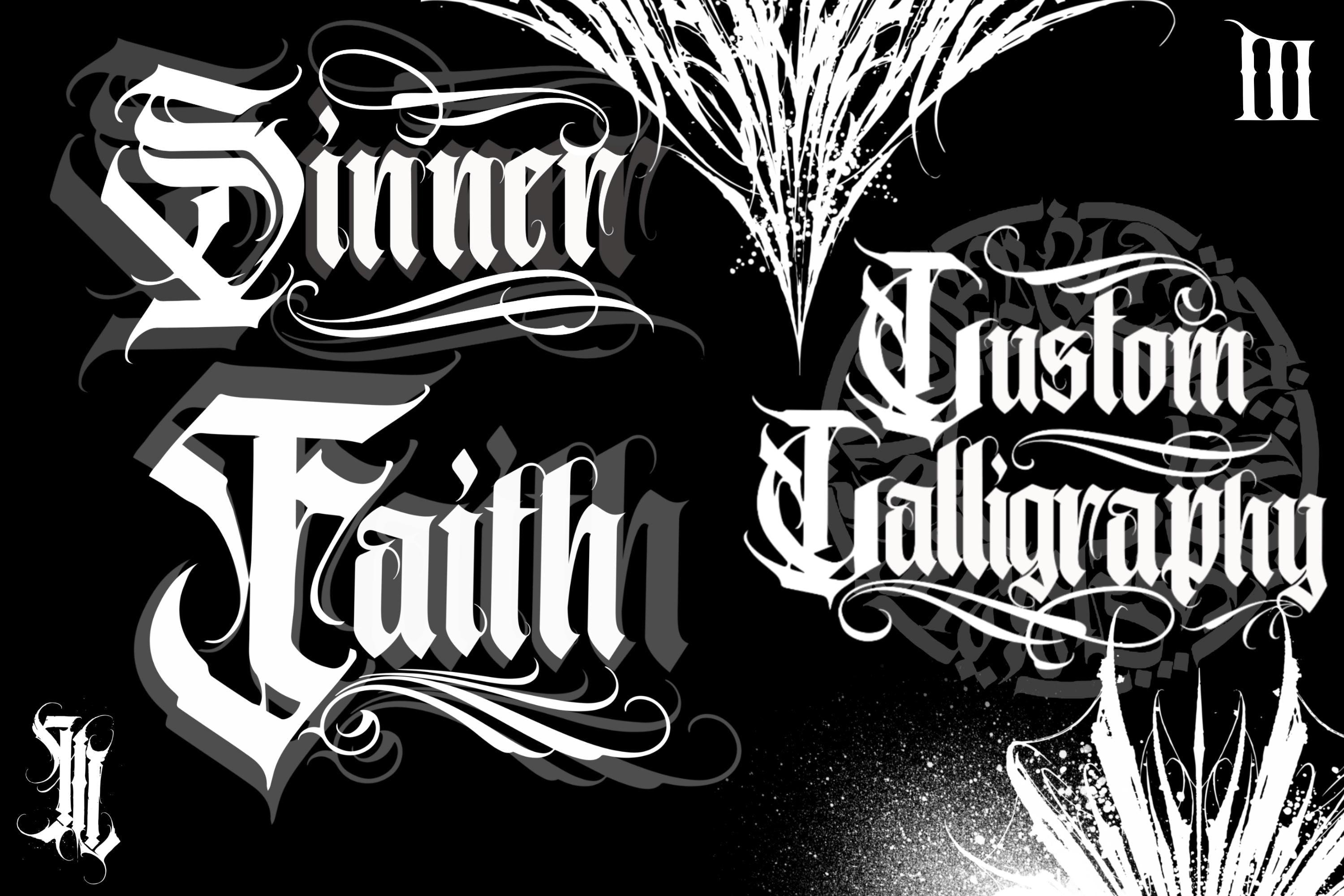 Procreate, Custom Calligraphy Volume 4