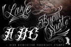 Procreate, Custom Tattoo Lettering Vol.2 / XL bundle 1000+ design elements for Procreate