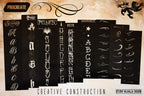 Tattoo Lettering Procreate Brushes, Stamps, PNG, SVG digital download