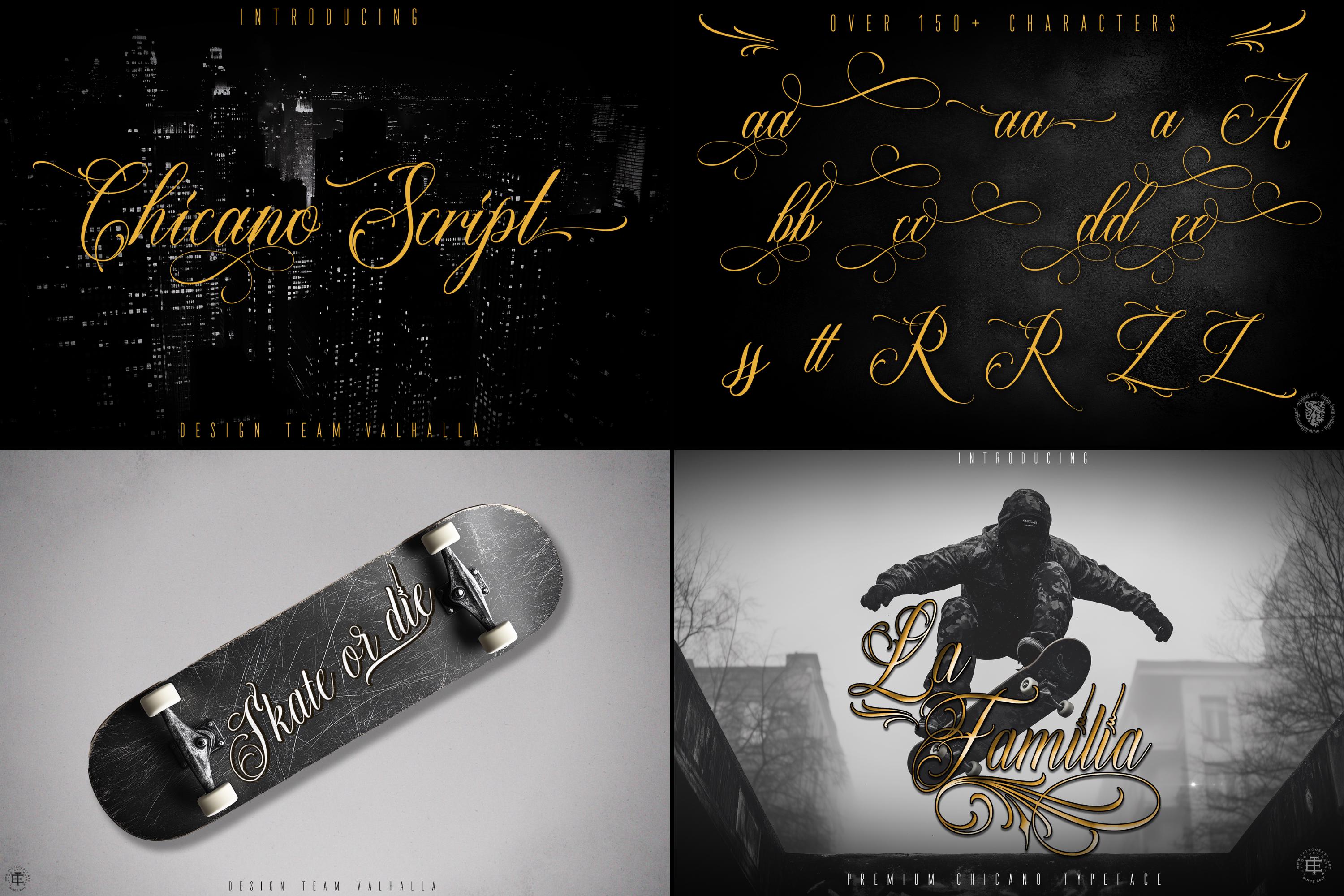 Chicano Lettering kit - Procreate XL | Cholo ( digital download ) Tattoo Fonts design kit