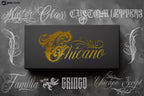 Chicano Lettering kit - Procreate XL | Cholo ( digital download ) Tattoo Fonts design kit