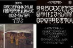 Tattoo font bundle, t-shirt / logo design, 10 Handmade fonts