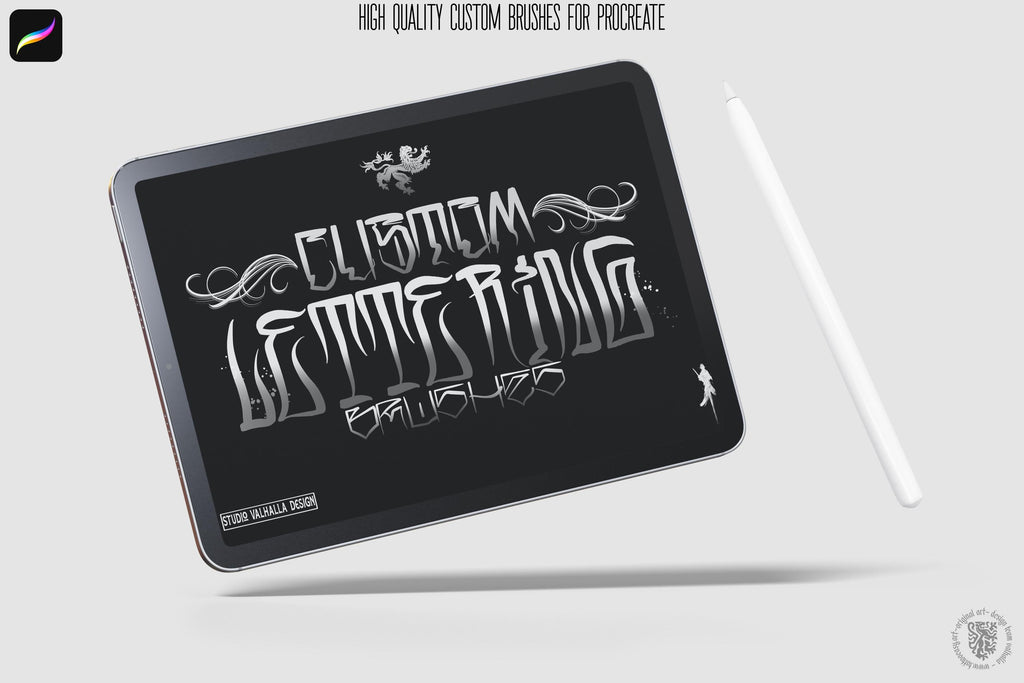 Procreate /Custom lettering brush bundle - creative kit