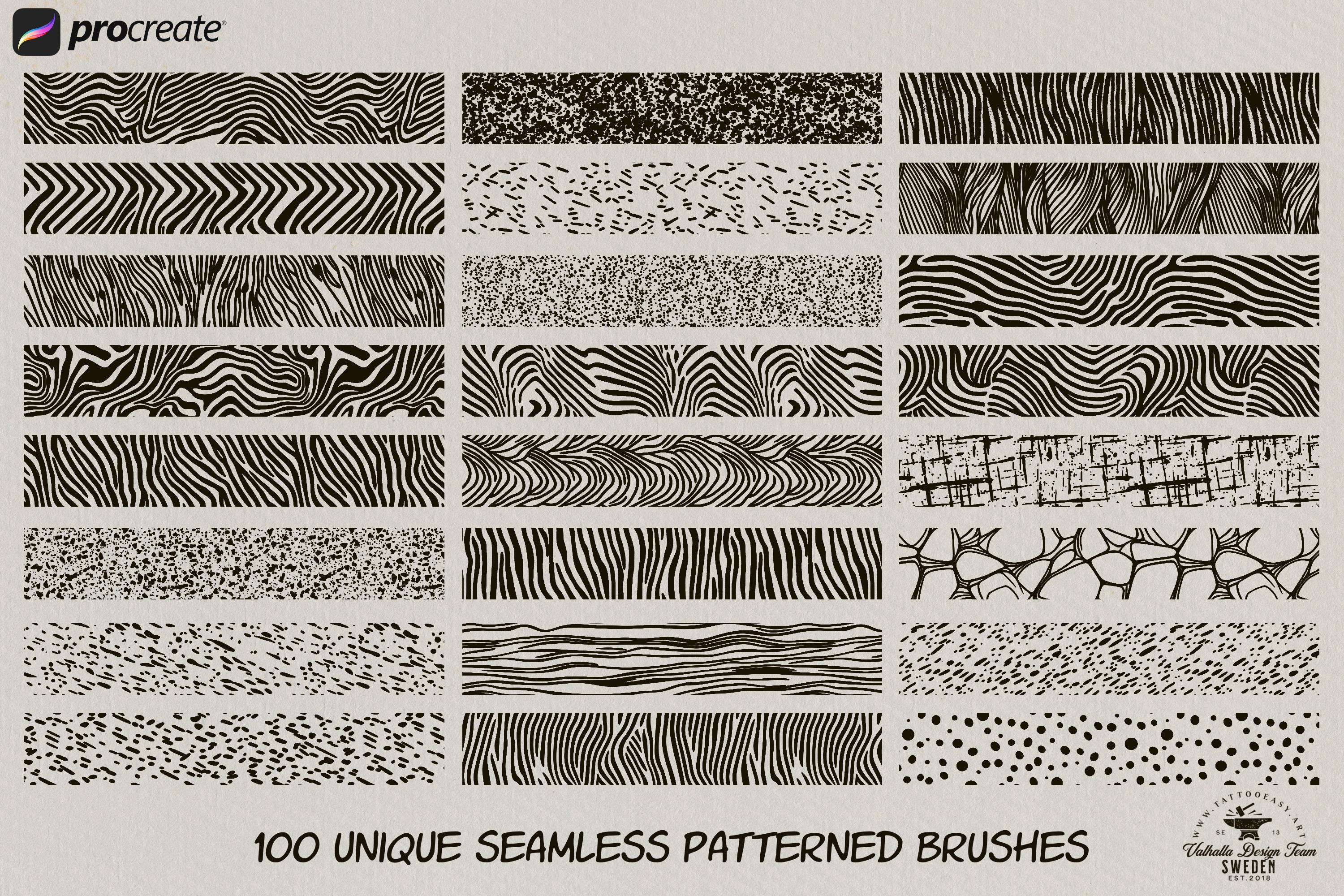 Procreate Screen Tone Generator: 100+ Texture Brushes - RetroTone & TextureMania (Digital Download)