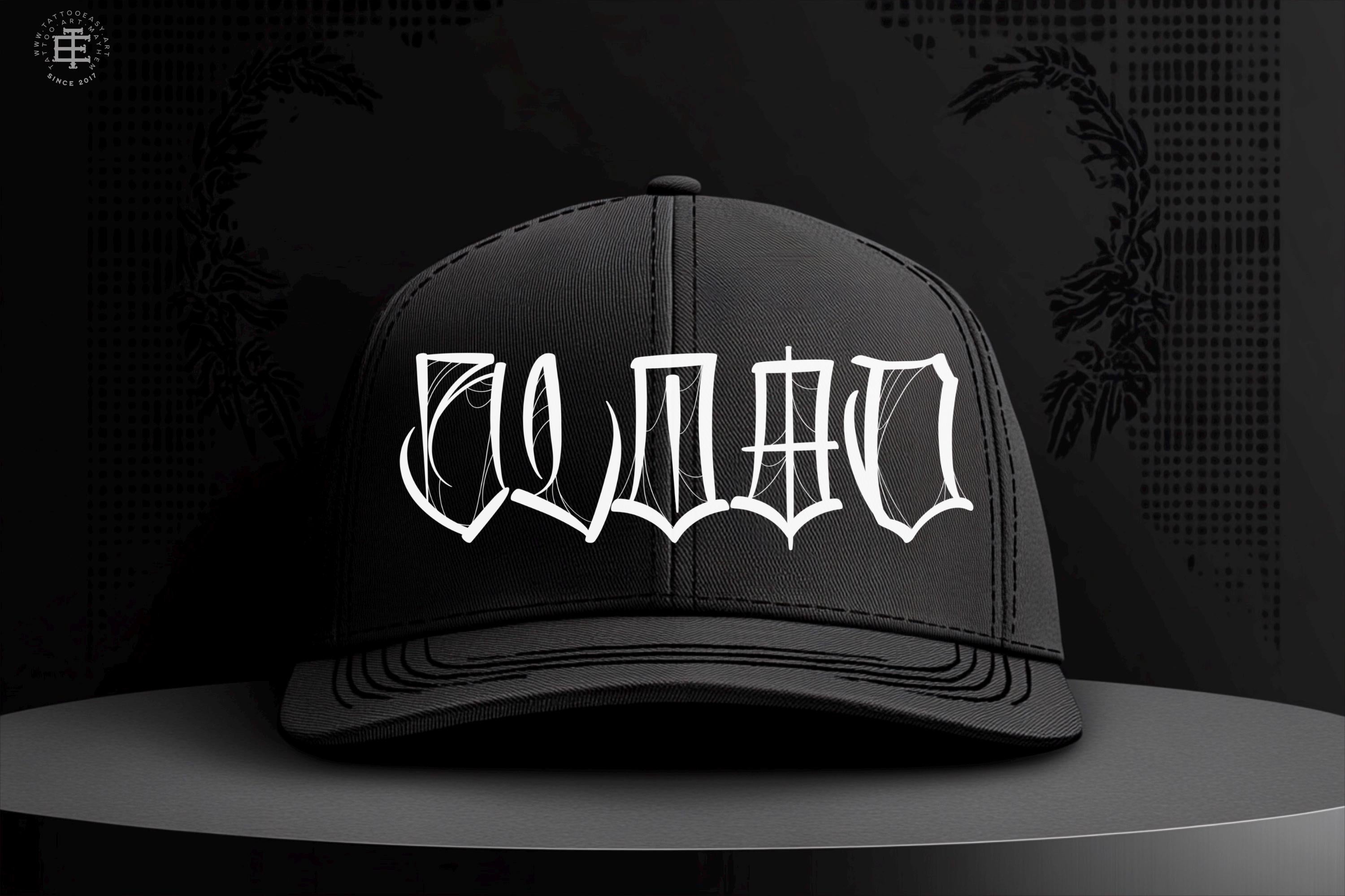Tattoo Lettering Bundle for Procreate – Chicano Blackletter Fonts, Custom Script Brushes & PNG Lettering Pack