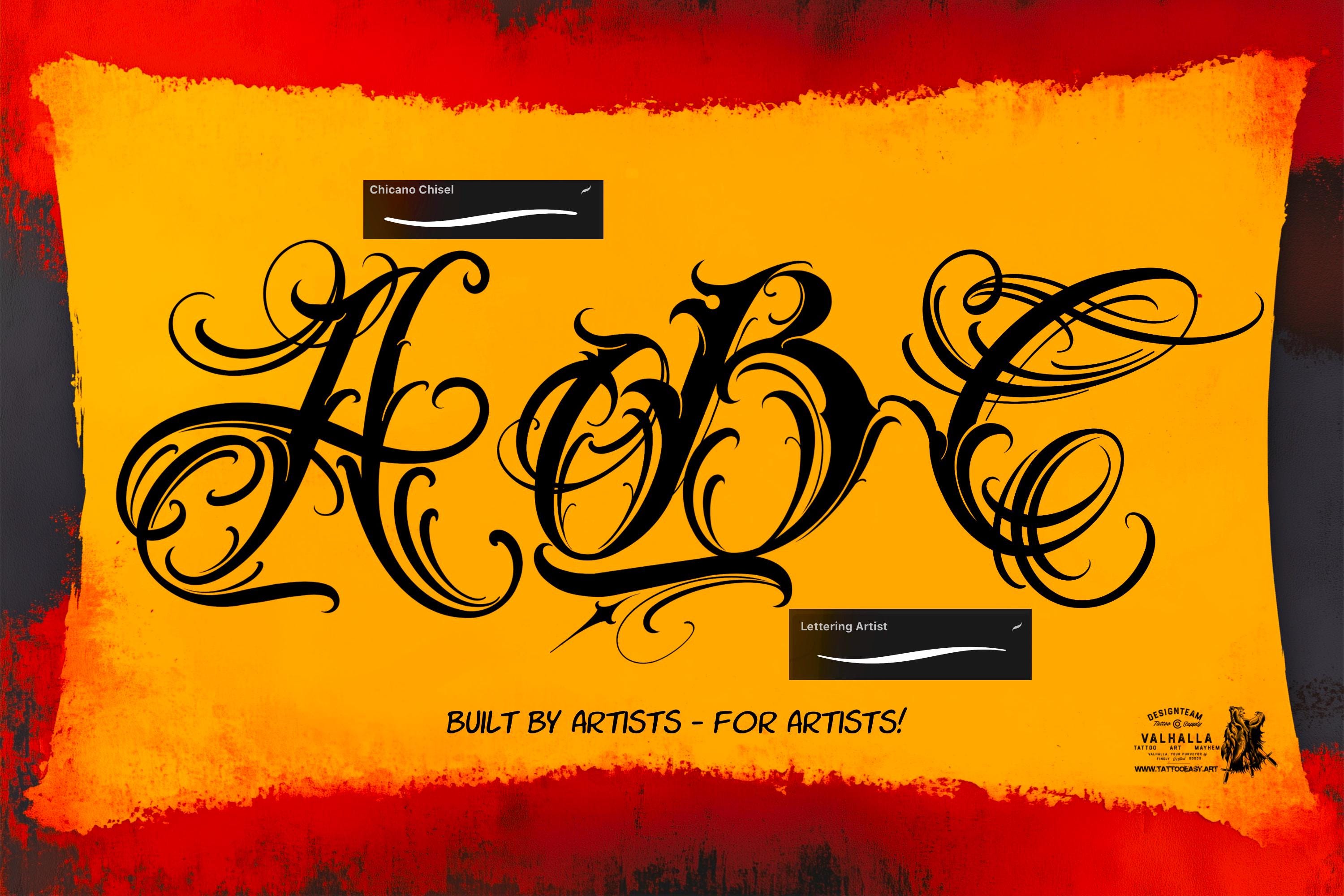 Procreate /Custom lettering brush bundle - creative kit