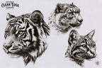 Animal Kingdom Procreate Stamps: PNG & SVG Files